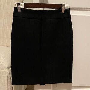 J. Crew Classic Black Pencil Skirt